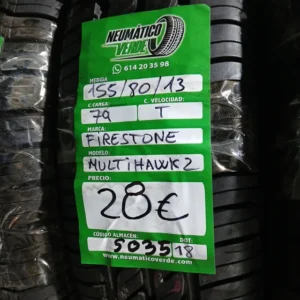 155 80 13 79T FIRESTONE MULTIHAWK 2