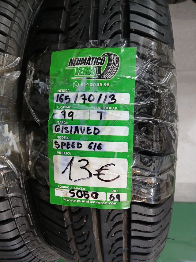 165 70 13 79T GISLAVED SPEED 616