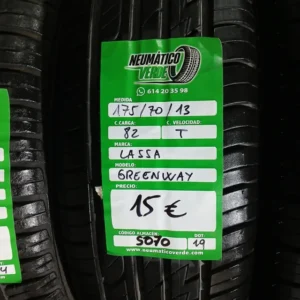 175 70 13 82T LASSA GREENWAY