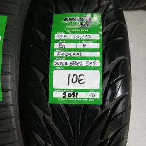 185 60 13 80H FEDERAL SUPER STEEL 595