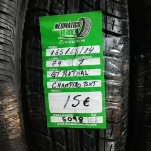 165 65 14 79T GT RADIAL CHAMPIRO BXT