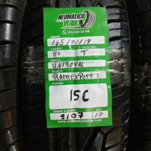 165 70 14 81T UNIROYAL RAINEXPERT 3