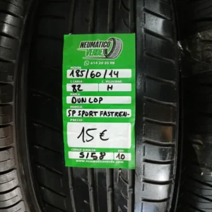 185 60 14 82H DUNLONP SP SPORT FASTREN