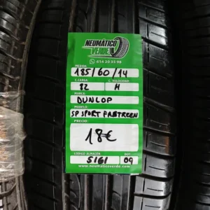 185 60 14 83H DUNLONP SP SPORT FASTREEN