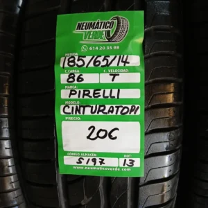 185 65 14 86T PIRELLI CINTURATO P1