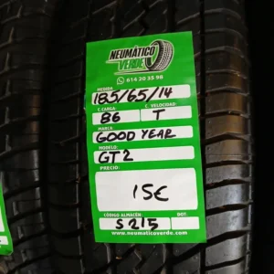 185 65 14 86T GOOD YEAR GT 2