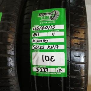 175 60 15 81H KUMHO SOLUS KH17