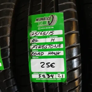 175 65 15 84H FIRESTONE ROAD HAWK
