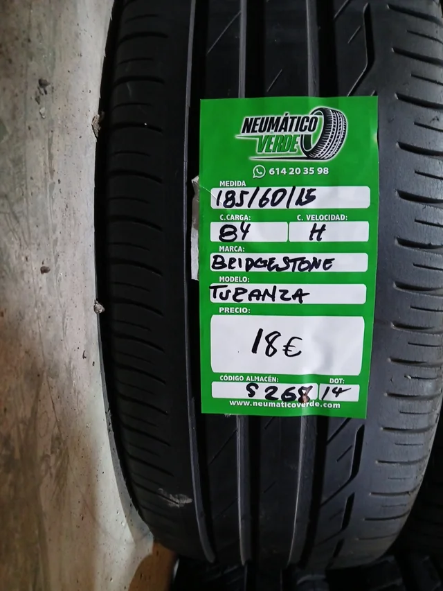 185 60 15 84H BRIDGESTONE TURANZA