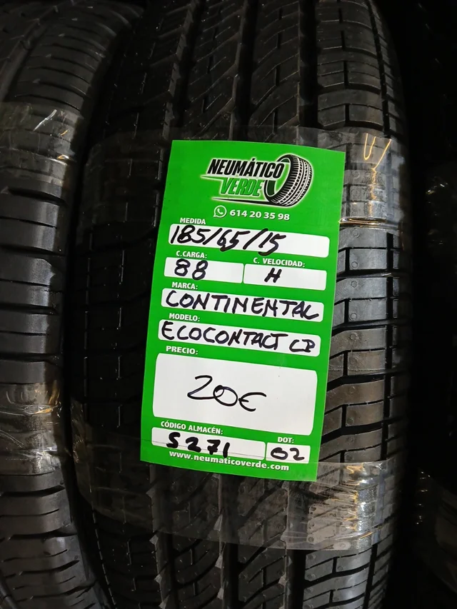 185 65 15 88H CONTINENTAL ECOCONTACT CP