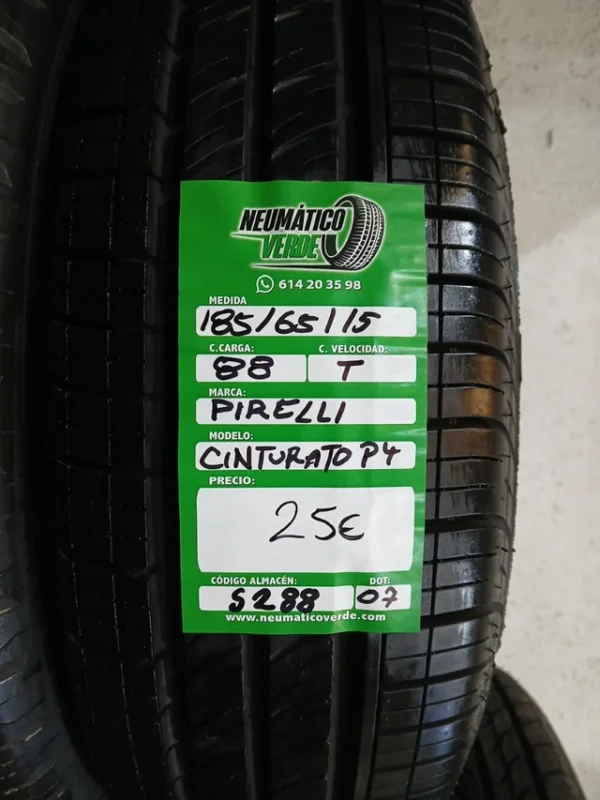 185 65 15 88T PIRELLI CINTURATO P4