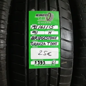 195 65 15 91H BRIDGESTONE TURANZA TOO5