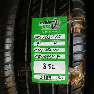 195 65 15 91H MICHELIN PRIMACY 4