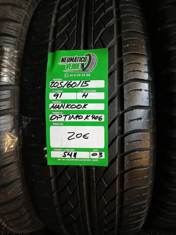 205 60 15 91H HANKOOK OPTIMO K406
