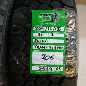 205 70 15 96S FULDA TRAMP 4×4 MIV