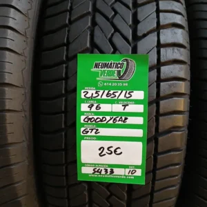 215 65 15 96T GOOD YEAR GT2