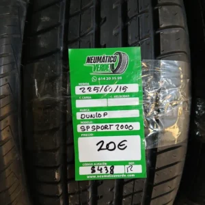 225 60 15 DUNLONP SP SPORT 2000