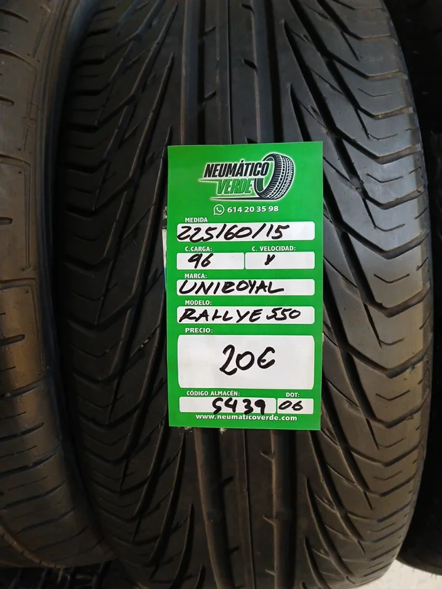 225 60 15 96Y UNIROYAL RALLYE 550