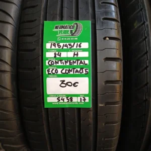 195 45 16 84H CONTINENTAL ECOCONTACT5