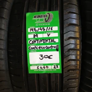 195 45 16 84V CONTINENTAL CONTIECOCONT5