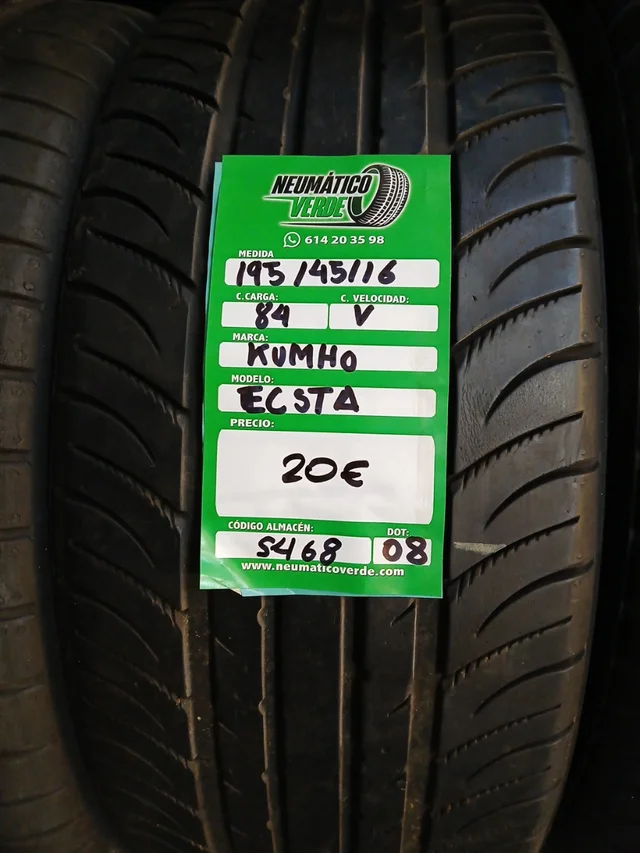 195 45 16 84V KUMHO ECSTA