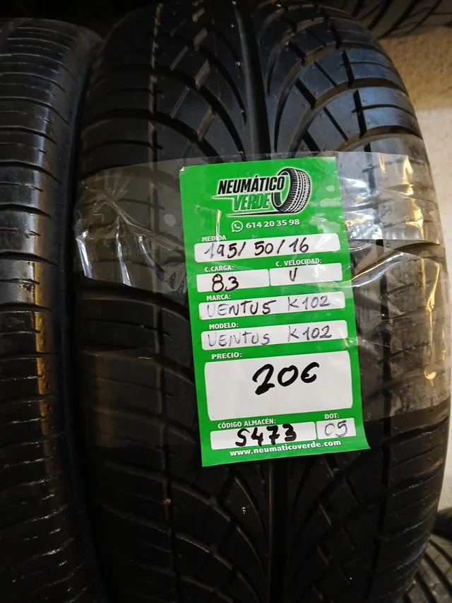 195 50 16 83V HANKOOK VENTUS K102