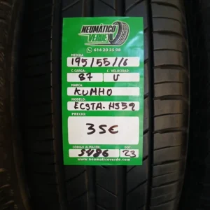195 55 16 87V KUMHO ECSTA HS52