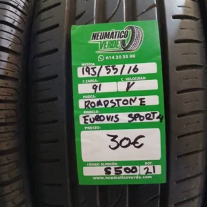 195 55 16 91V ROADSTONE EUROVIS SPORT 4