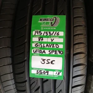 195 55 16 87V GISLAVED WIRA SPEED