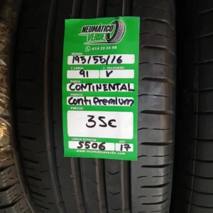 195 55 16 91V CONTINENTAL CONTIPREMIUM