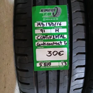 195 55 16 91H CONTINENTAL CONTICONTACT5