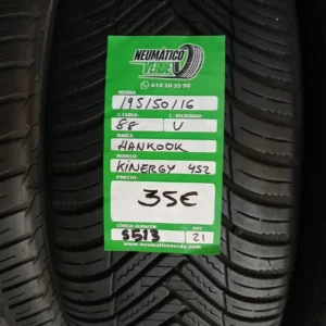195 50 16 88V HANKOOK KINERGY 452