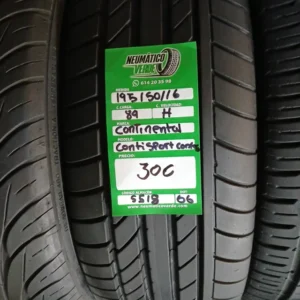 195 50 16 89H CONTINENTAL CONTISPORTCONTACT