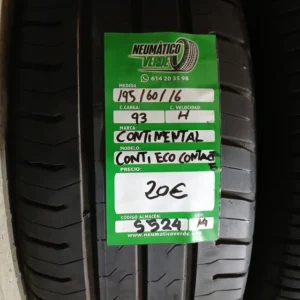 195 60 16 93H CONTINENTAL CONTIECOCONTACT