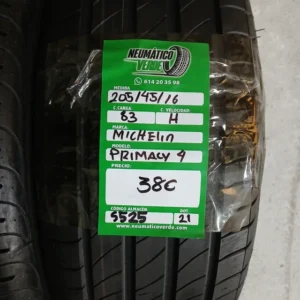 205 45 16 83H MICHELIN PRIMACY 4