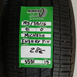 195 55 16 91O MICHELIN ENERGY F-V