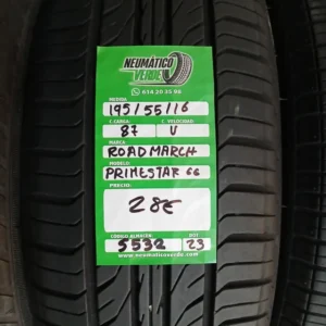 195 55 16 87V ROAD MARCH PRIMESTAR 66