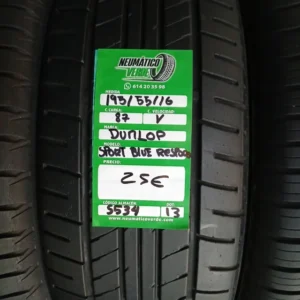 195 55 16 87V DUNLONP SPORT BLUERESPONCE