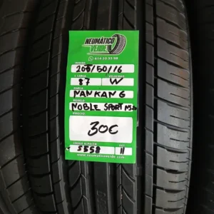 205 50 16 87W NANKANG NOBLE SPORT NS20
