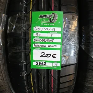 205 50 16 87V BRIDGESTONE POTENZA RE050