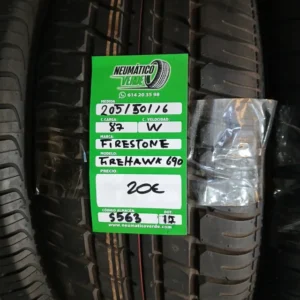 205 50 16 87W FIRESTONE FIREHAWK 690