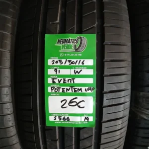 205 50 16 91W EVENT POTENTEM UHP