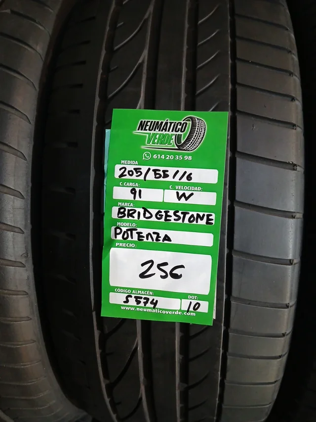 205 55 16 91W BRIDGESTONE POTENZA