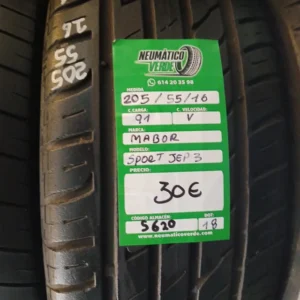 205 55 16 91V MABOR SPORT JEP 3