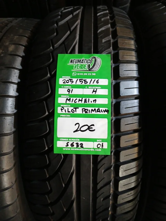 205 55 16 91H MICHELIN PILOT PRIMACY 4