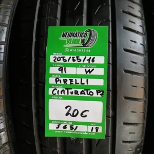 205 55 16 91W PIRELLI CINTURATO P7
