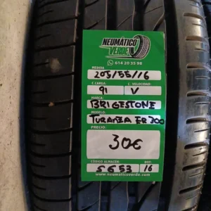 205 55 16 91V BRIDGESTONE TURANZA ER 300