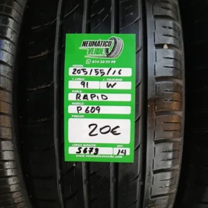 205 55 16 91W RAPID P609