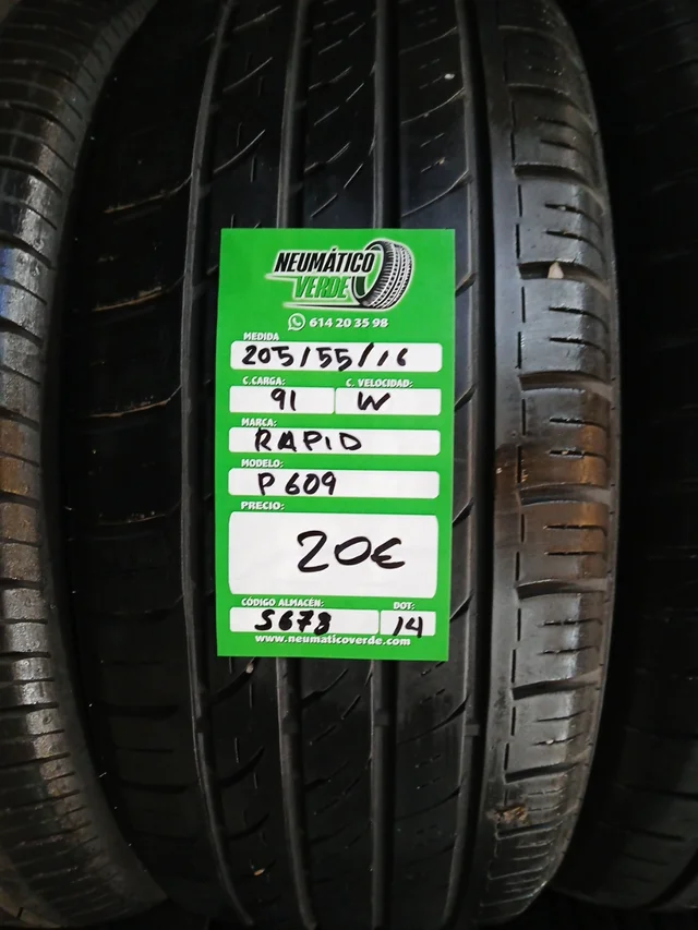 205 55 16 91W RAPID P609
