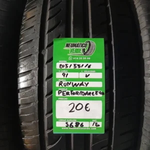 205 55 16 91V RUNWAY PERFORMANCE 926